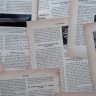 读者「旧书页」的头像，米色背景下的圆形剪影